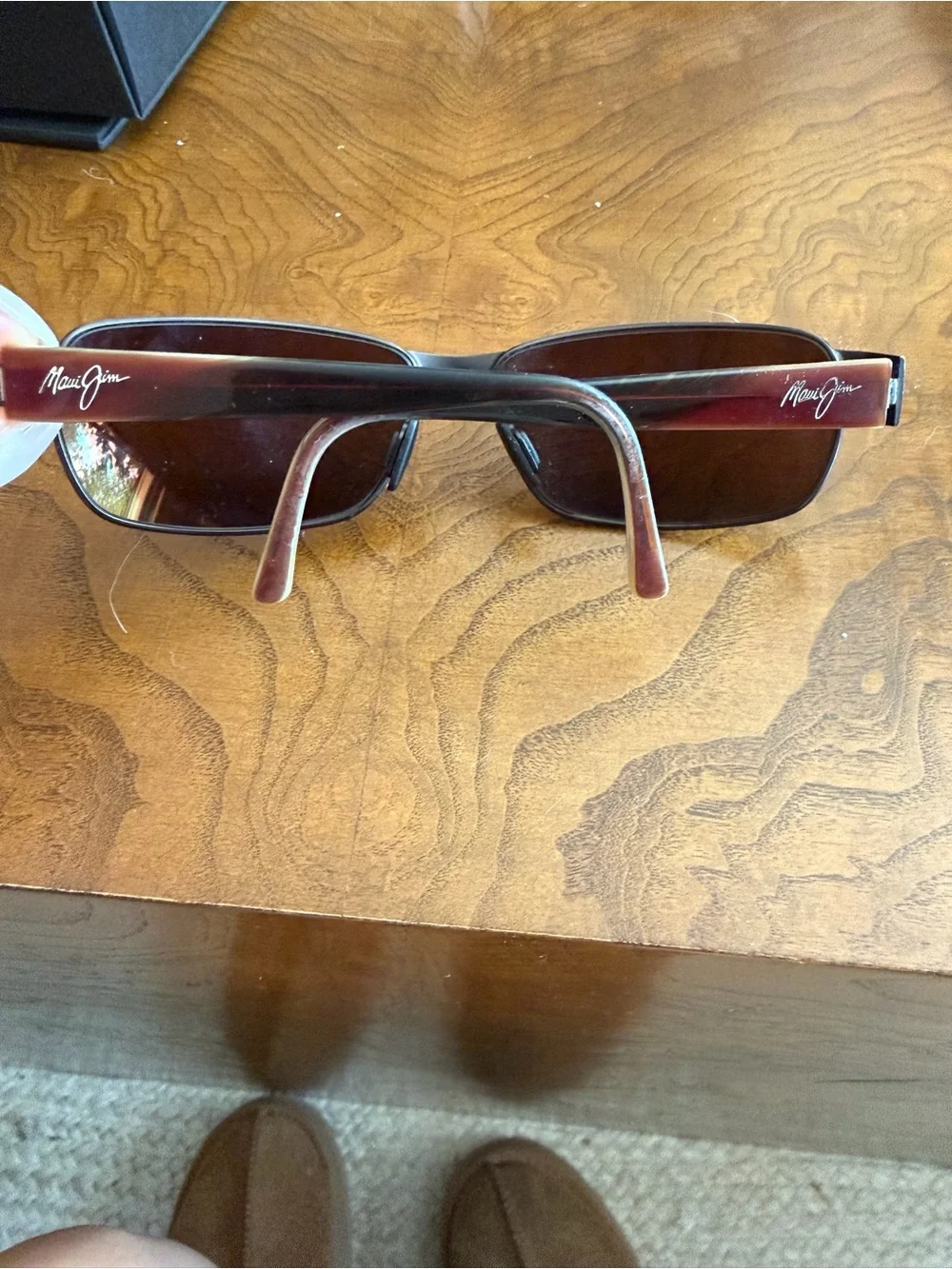 Maui Jim Brown Frame Polarized Sunglasses with Brown Gradient Lenses